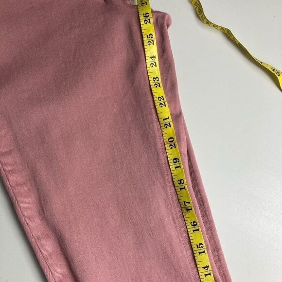 JULES & LEOPOLD,Pink Skinny Jeans, Lace Up ankles, Cropped - Picture 6 of 12